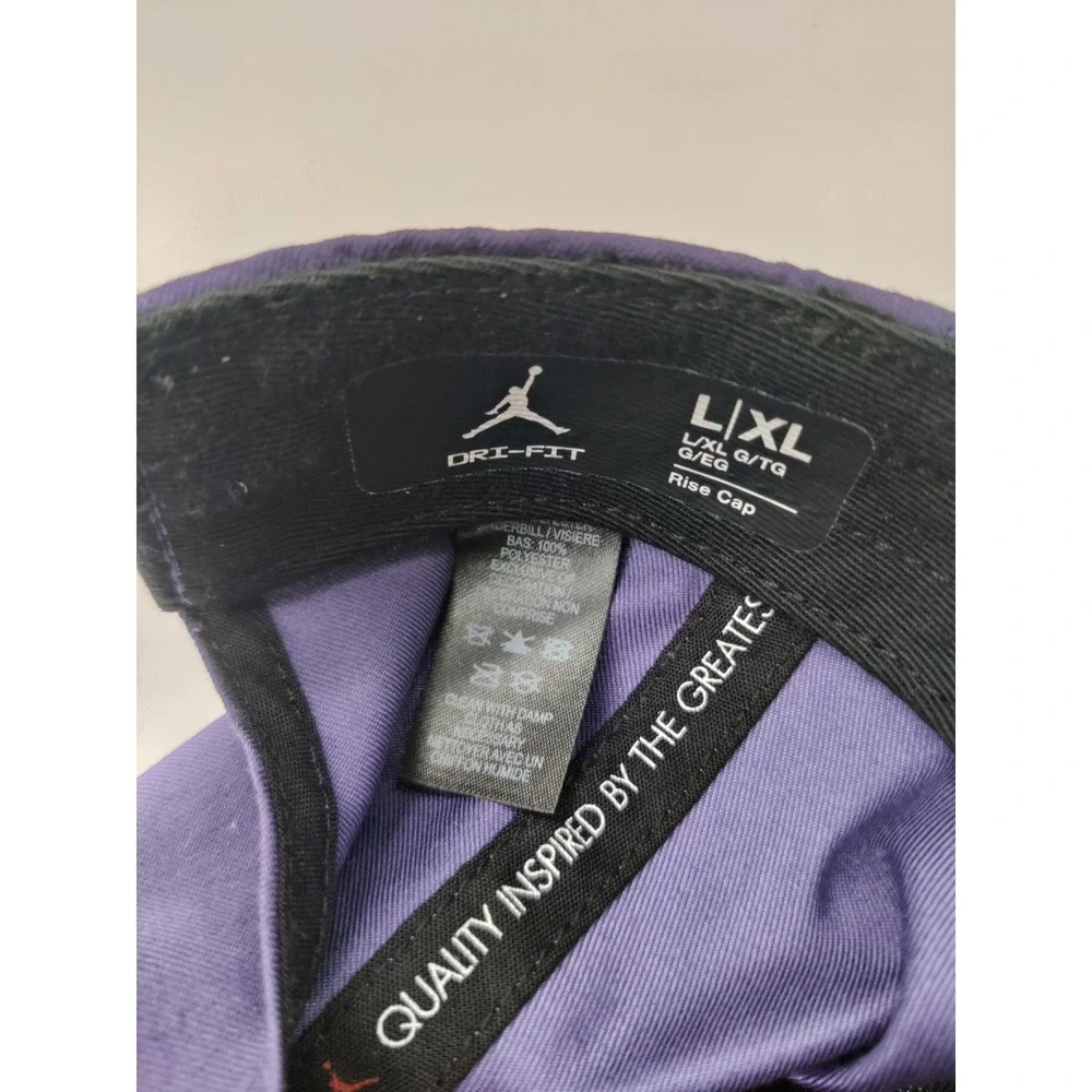 Jordan Golf Rise Cap Purple Teal Jumpman Dri-FIT Snapback Hat L/XL FD5182-503